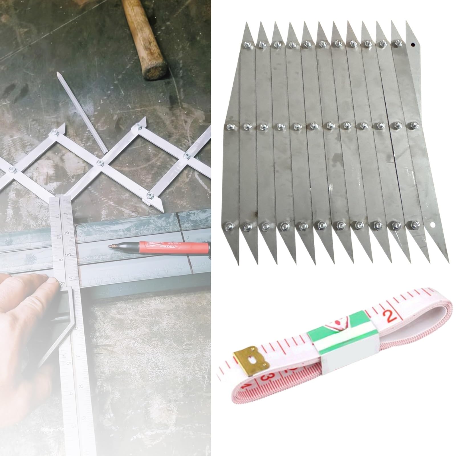 Centro di ricerca per misurazioni precise, divisore uguale per lavorazione del legno e saldatura, strumento di marcatura Picket Master Pro