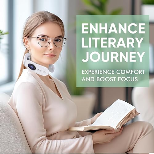 Miniatura 2 de Masajeador de cuello para aliviar el dolor de tejido profundo con 10 modos, masajeador de cuello eléctrico portátil con calor para hombros