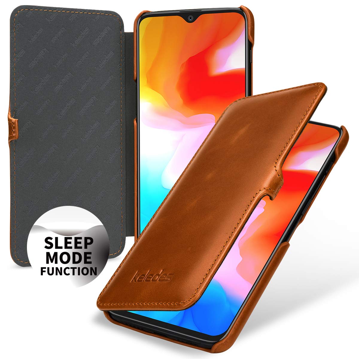 Keledes Phone Cases Keledes Genuine Leather Case Compatible