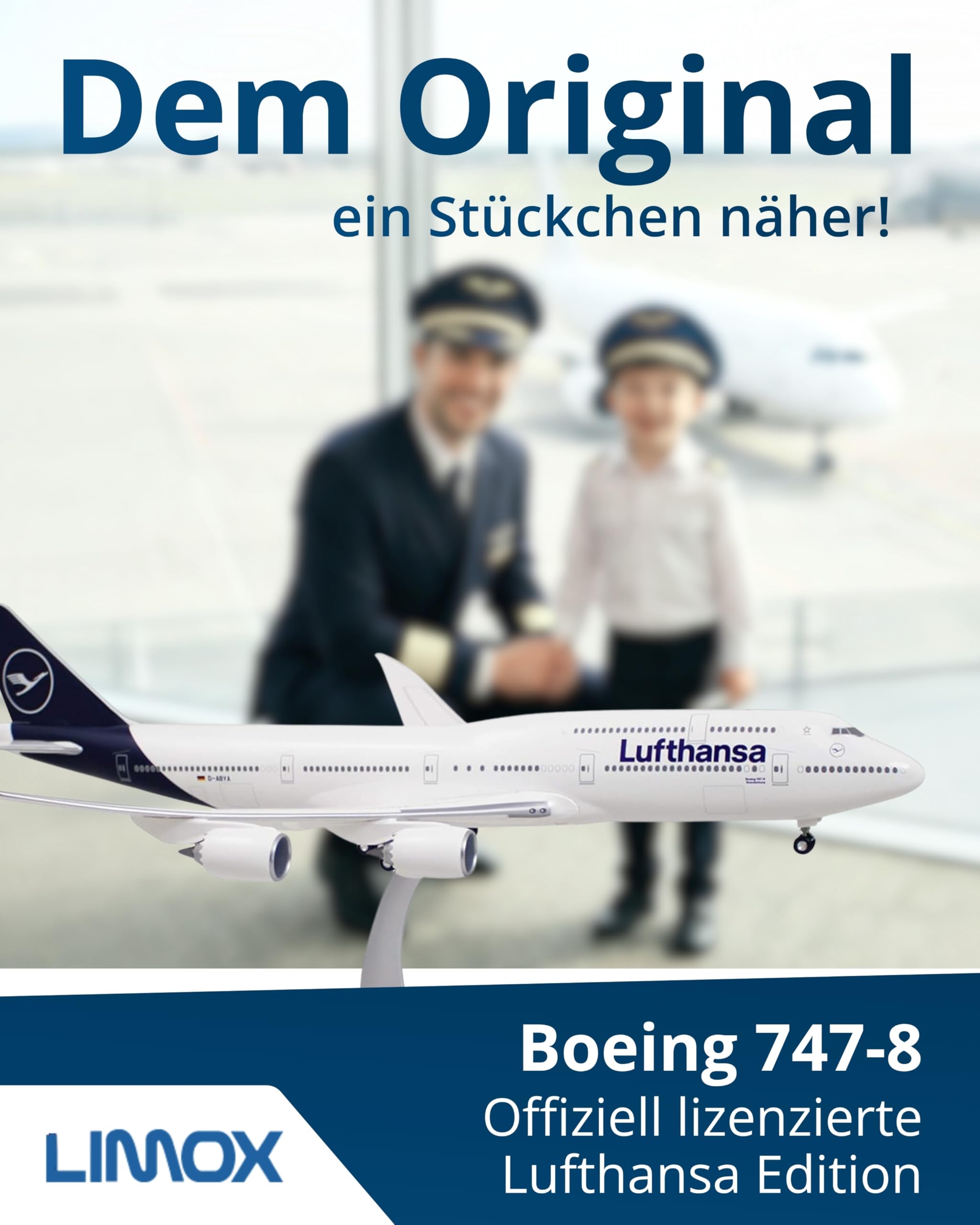 Limox Wings Lufthansa Boeing 747-8 Scale 1:200 | Neue Lufthansa