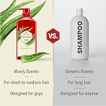 Shampoing Old Spice Wavy Curly pour hommes, cheveux plus sains, plus fournis et plus hydratés, formule sans enchevêtrement, 650 ml