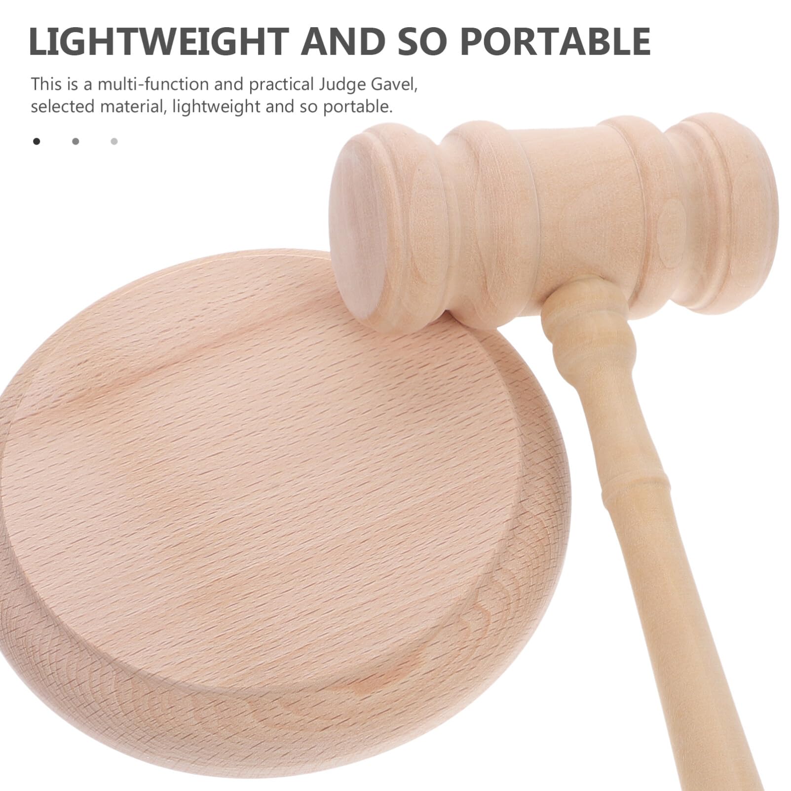 Juego de martillo y bloque, martillo de subasta, juego de martillo y bloque, martillo de juez de madera, martillo, bloque de sonido for juez, abogado, subasta, tribunal, regalos for estudiantes, marti