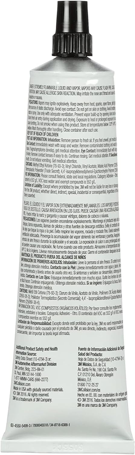 3M (MMM8061) 3M Plastic and Emblem Adhesive, 5 oz. Tube