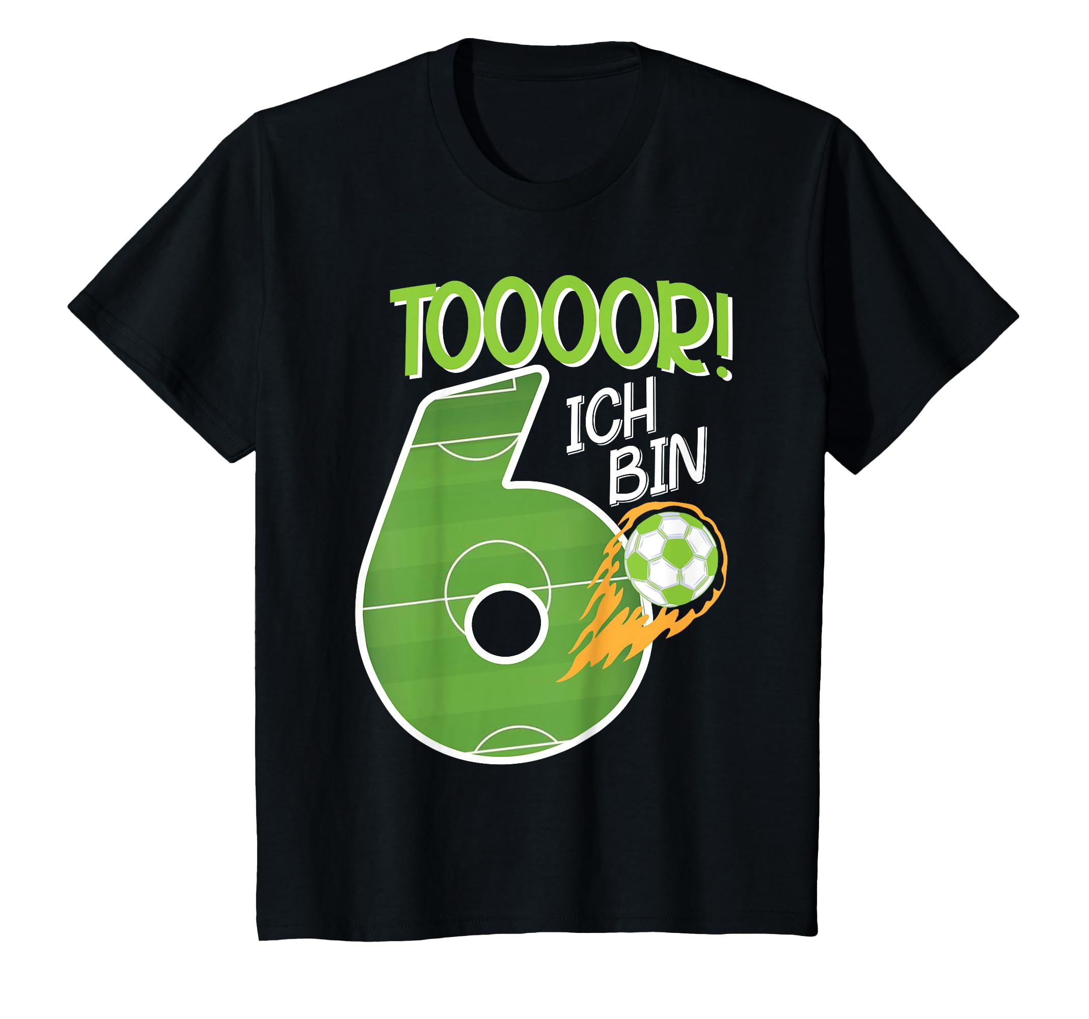 Kinder T-Shirt 'Ich Bin 5' Fußball Geburtstag - Für Jungen Zum 5. Geburtstag, Klassischer Schnitt