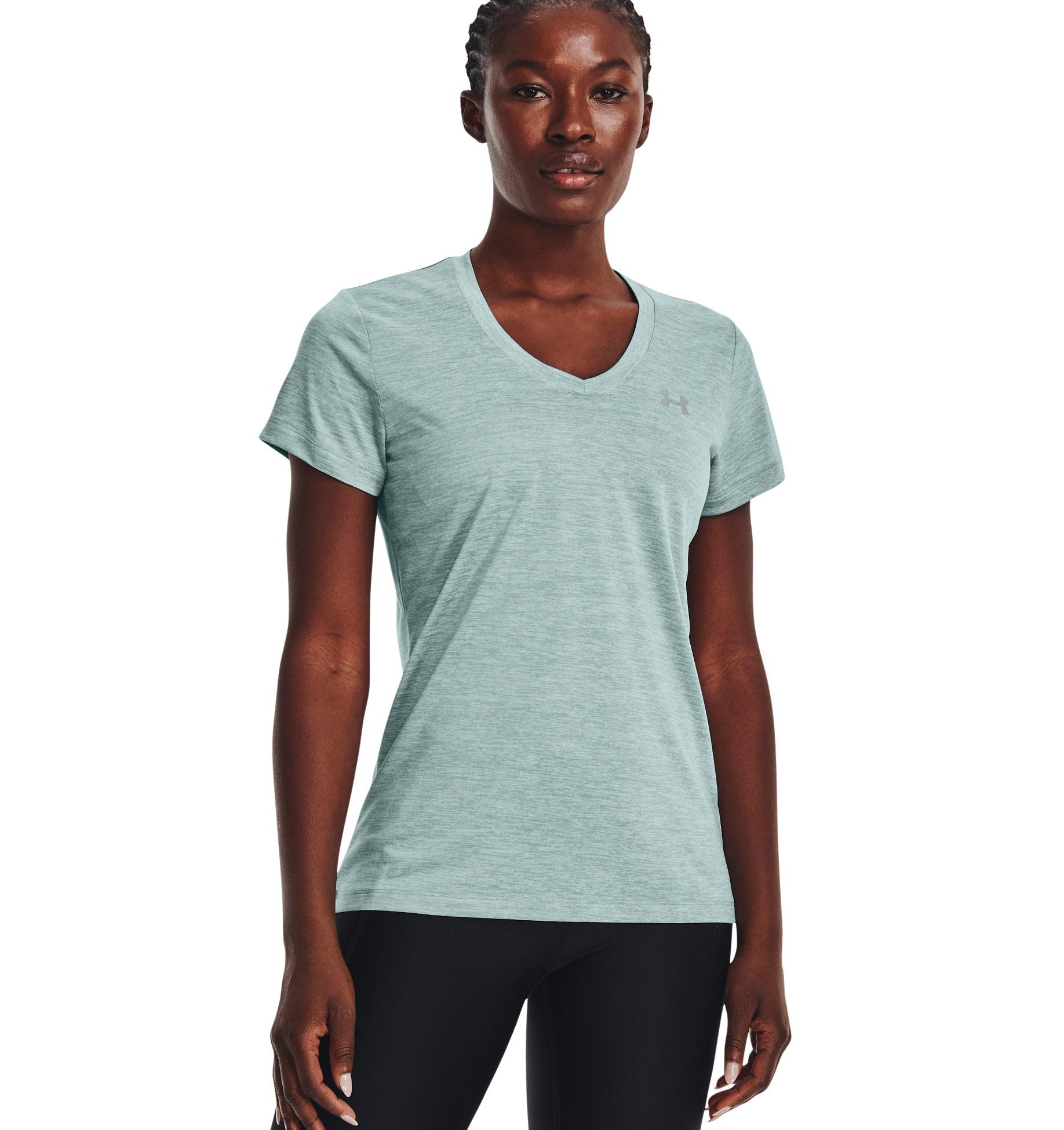 Under Armour Women's UA Tech™ Twist V-Neck Short Sleeve Tech SSV- Twist Mujer (Pack de 1) — view 150