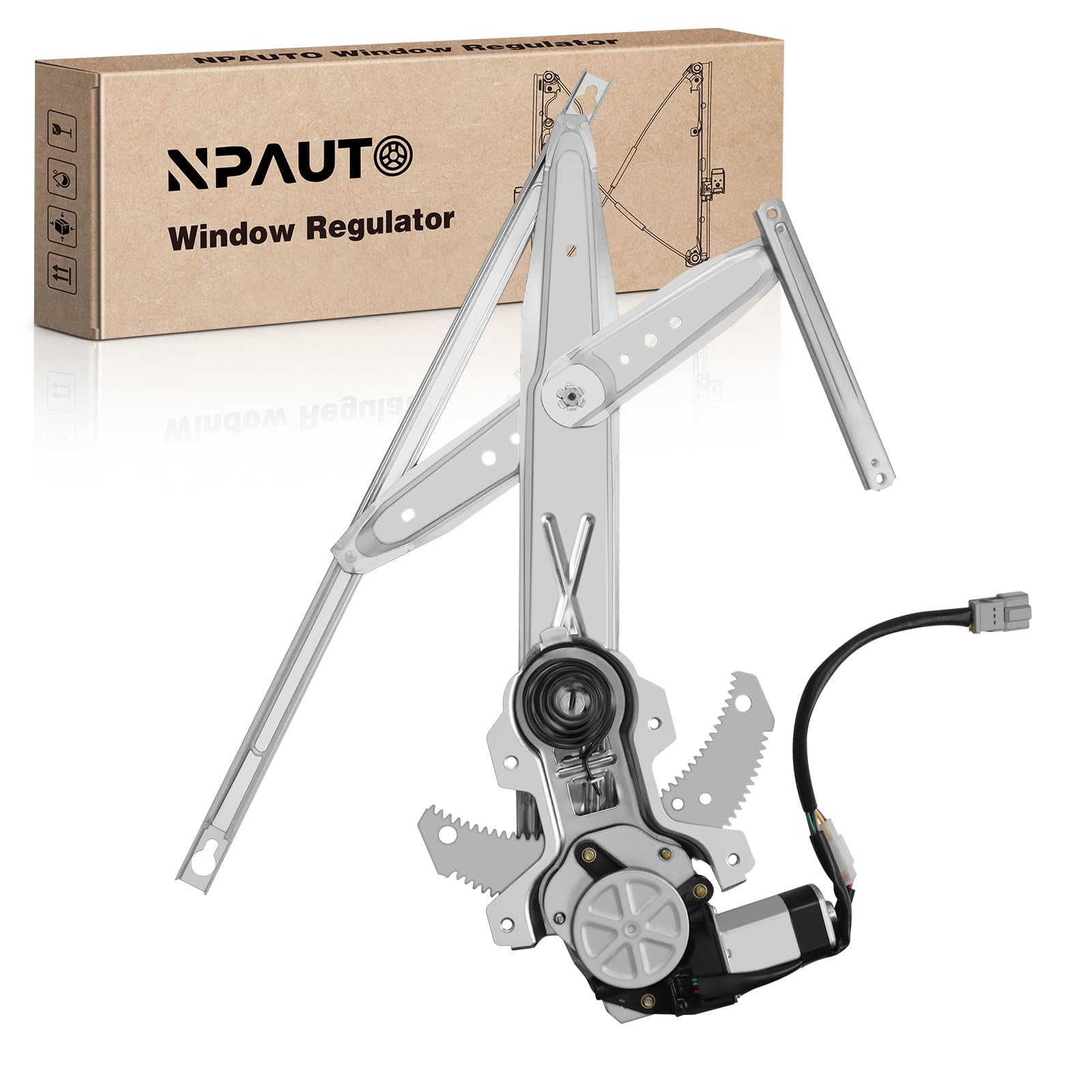 Front Driver Side Power Window Regulator with Motor fit for (2 Door Coupe Only) Honda Accord 1998 1999 2000 2001 2002, Left, 741-490