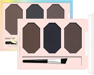 Kit de paleta de polvo de cejas de 3 colores,...
