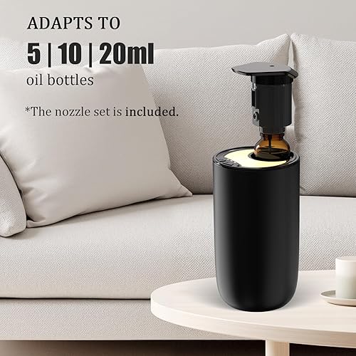 Miniatura 7 de Ambientador inteligente para automóvil, difusor de aroma, aromaterapia sin agua y silenciosa, difusor de aceite con luz LED ambiental colorida,