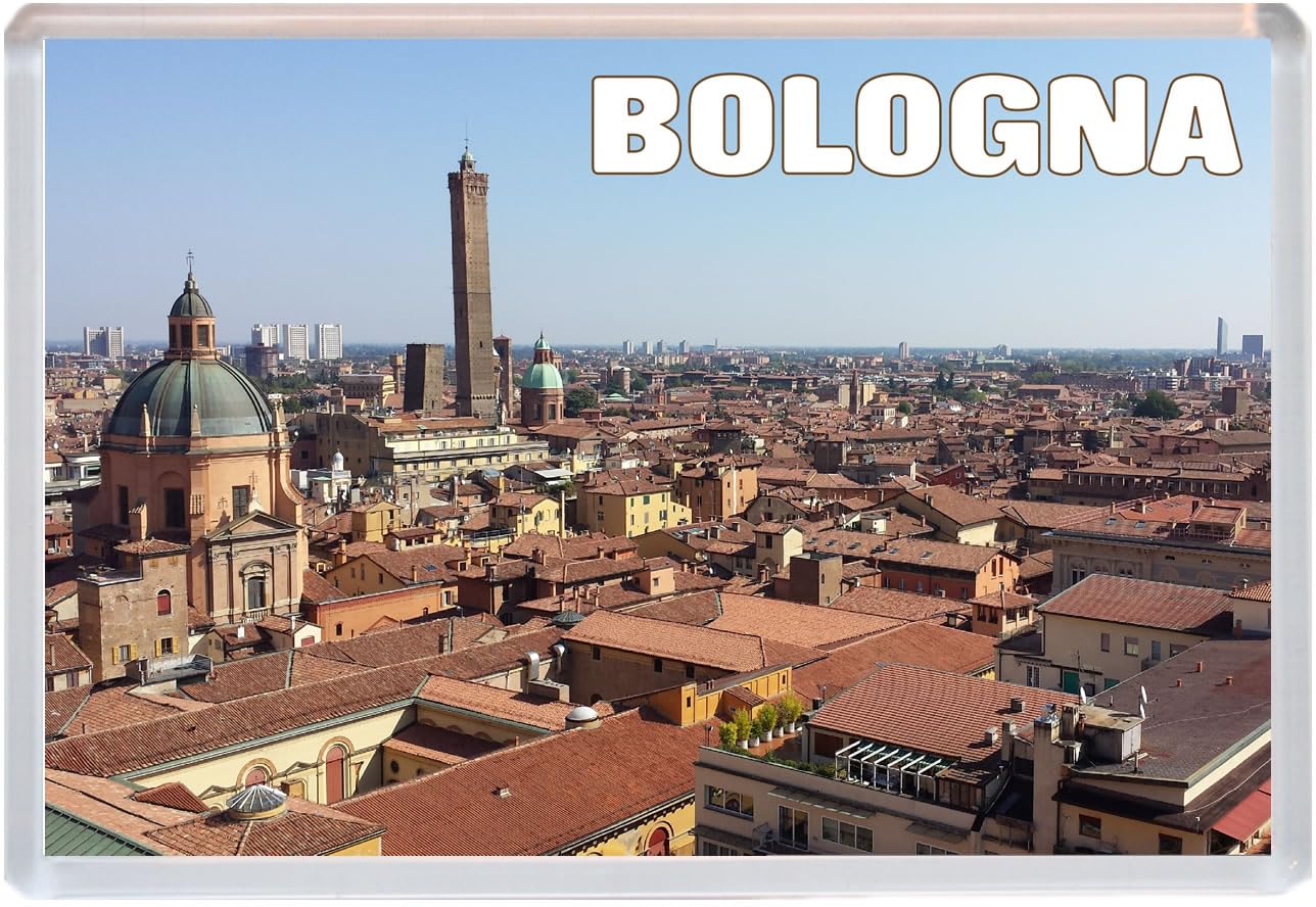 Baked Bean Store Multicolor Bologna - Italy - Jumbo Fridge Magnet 96 X 67Mm Bbsfhm1703