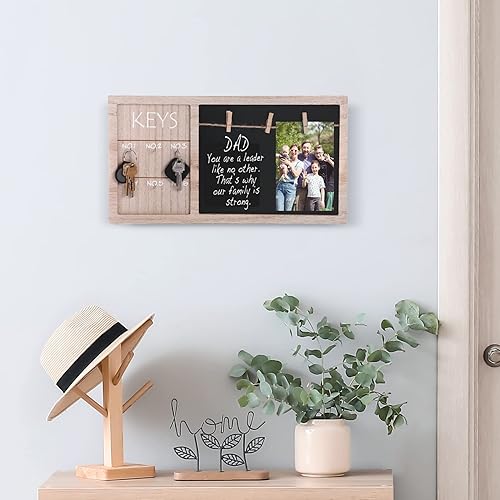 Miniatura 3 de Ganchos para llaves ganchos para fotos pizarra para montar en la pared organizador de llaveros bohemios para colgar fotos soporte adecuado para