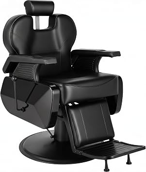 Barber Chair for Barbershop,Reclining Salon Chair for Hair Stylist