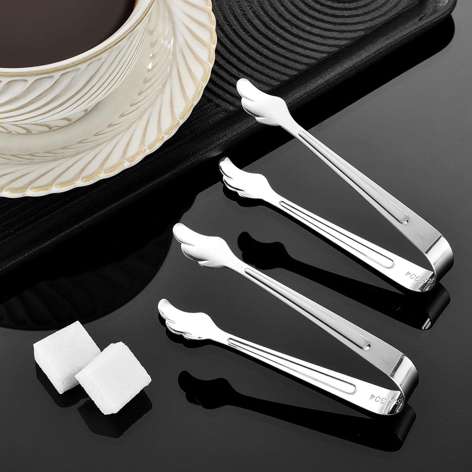 Mini Pinze Da Portata In Acciaio Inox 11,4 Cm: L'eleganza Compatta Per Antipasti, Formaggi E Dessert!