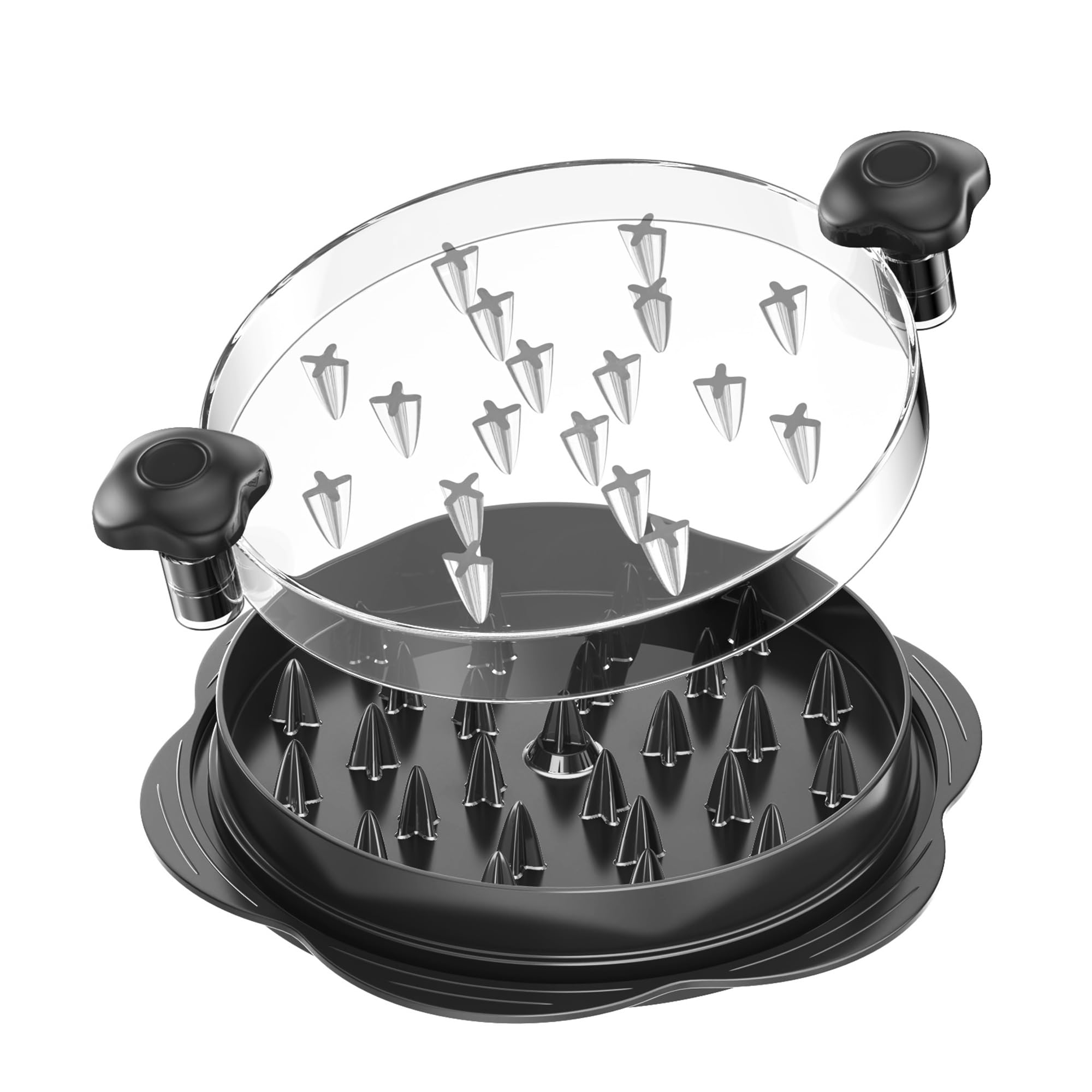 Vertdens Chicken Shredder, Chicken Shredder Tool Twist?Chicken Crusher?Twist Large Visual Chicken Breast Shredding Tool ?Suitable for shredding All Kinds of Meat Products
