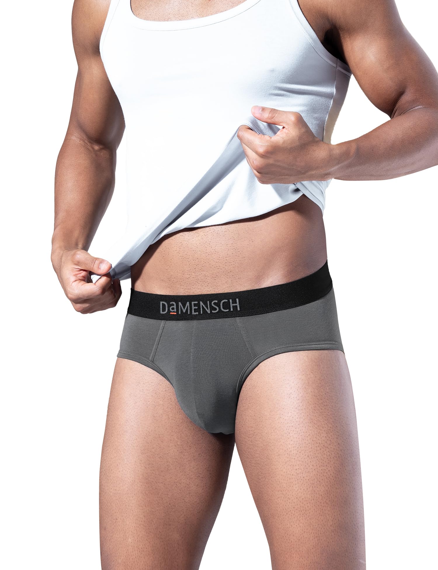 DAMENSCH Men's Regular Fit Solid Brief
