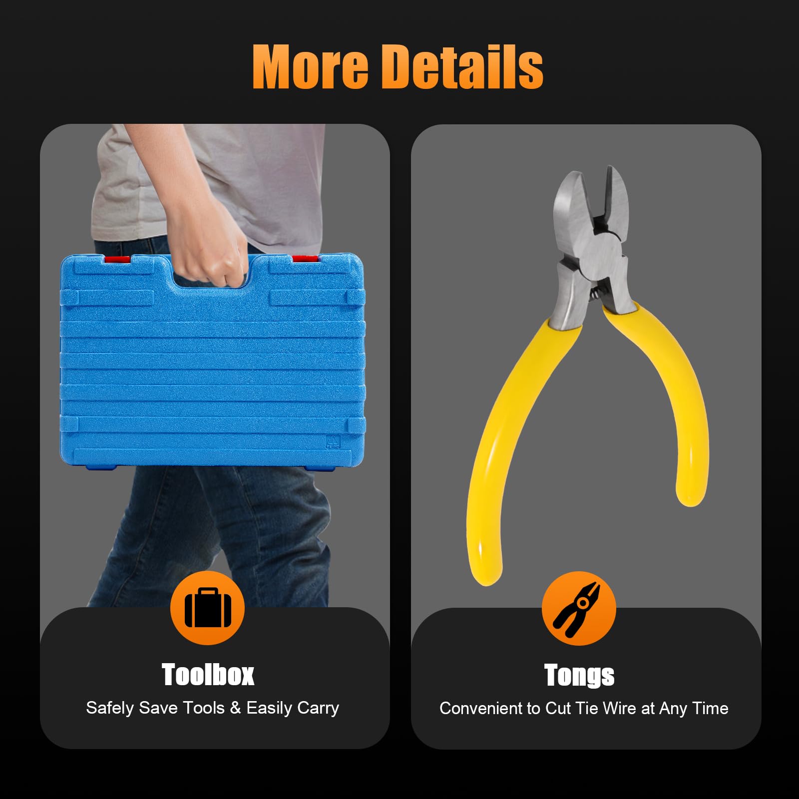 Macchina Automatica Per Legatura Di Fili Di Ferro Rebar Legatrice Per Fili Di Acciaio Con Batteria Utensile Manuale Automatico Per Legare Barre Di Armatura Macchina Per Il Fascicolo Di Barre Di