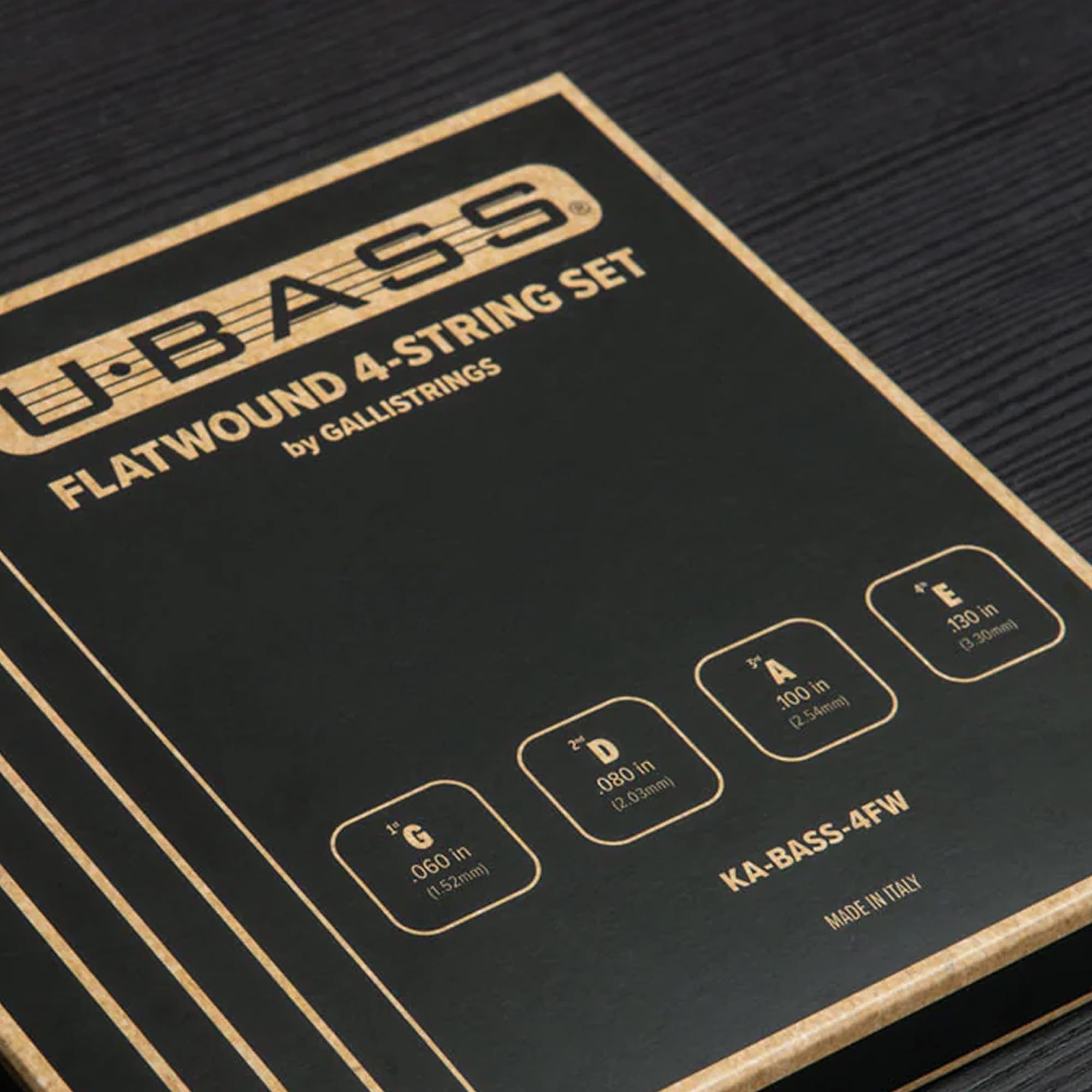 Kala U-Bass Flatwound String Set, 4-String (by Gallistrings)