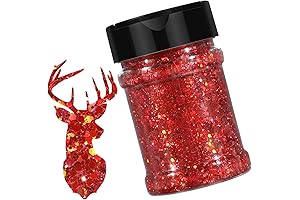 HTVRONT Red Glitter for Crafts