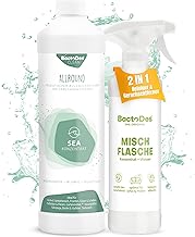 BactoDes - Clean Allround SEA probiotischer Allzweckreiniger 1L Konzentrat mit Sprayflasche - Spezial Enzymreiniger mit bio Mikroben-Wirkung - Effektiver Geruchsneutralisierer & Geruchsentferner