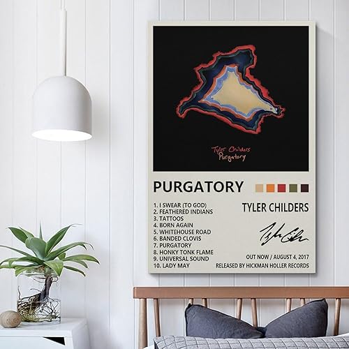 Miniatura 5 de Tyler Childers - Póster del Purgatorio con cubierta de lienzo, póster decorativo para habitación, decoración de dormitorio familiar, 12 x 18