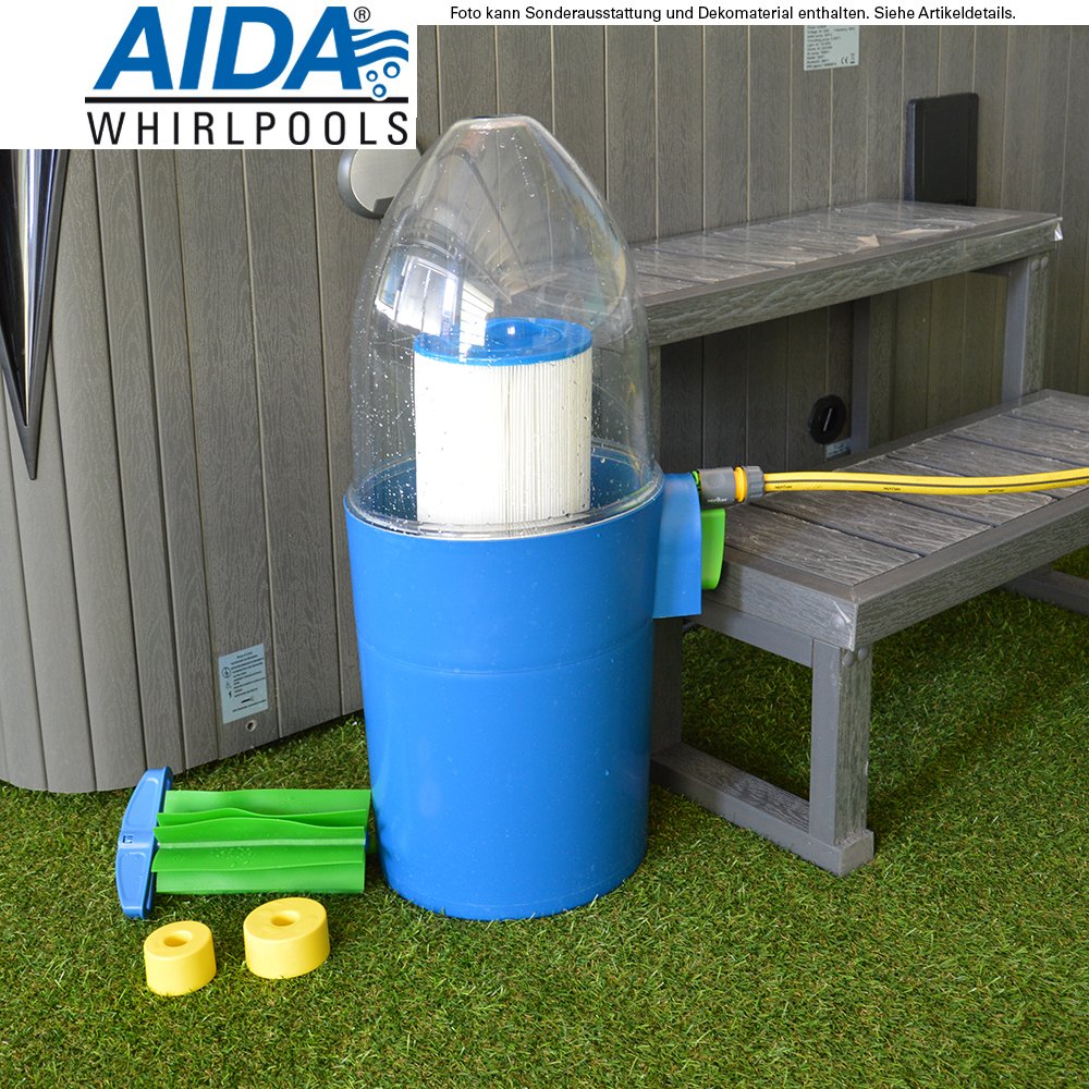 Estelle Filter Cleaning System for Hot Tub Filters and Filter