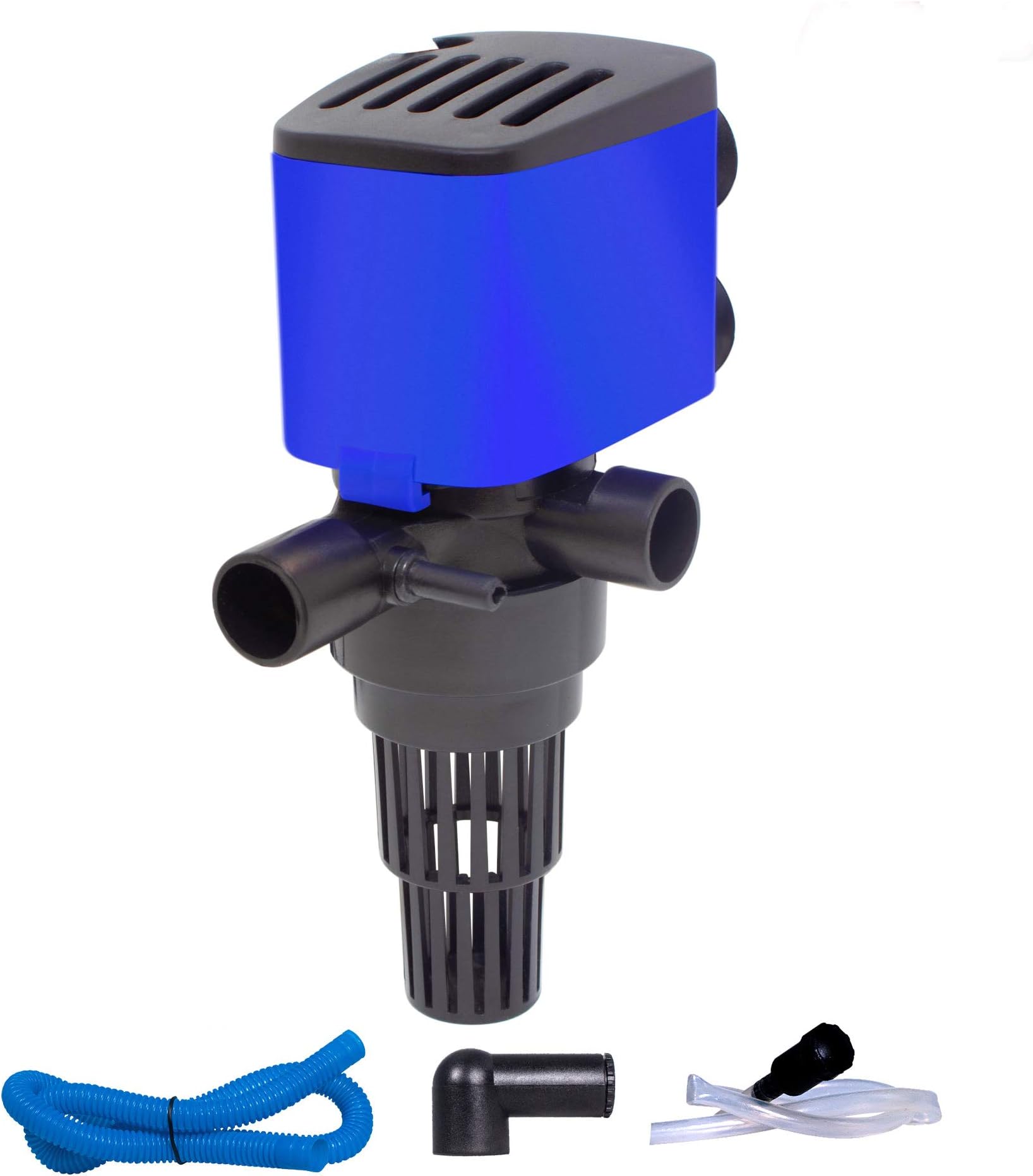 210 GPH Powerhead Submersible Pump - 3 in 1 Aquarium Fish Tank Pump with Oxygenation, Filtration & Water Cycling, 3.3 ft max lift, 15W