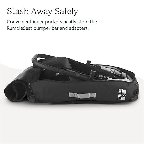 Miniatura 2 de UPPAbaby Bolsa de viaje para RumbleSeat y moisés – Asas de fácil transporte, correa de hombro extraíble + diseño duradero con protección TravelSafe