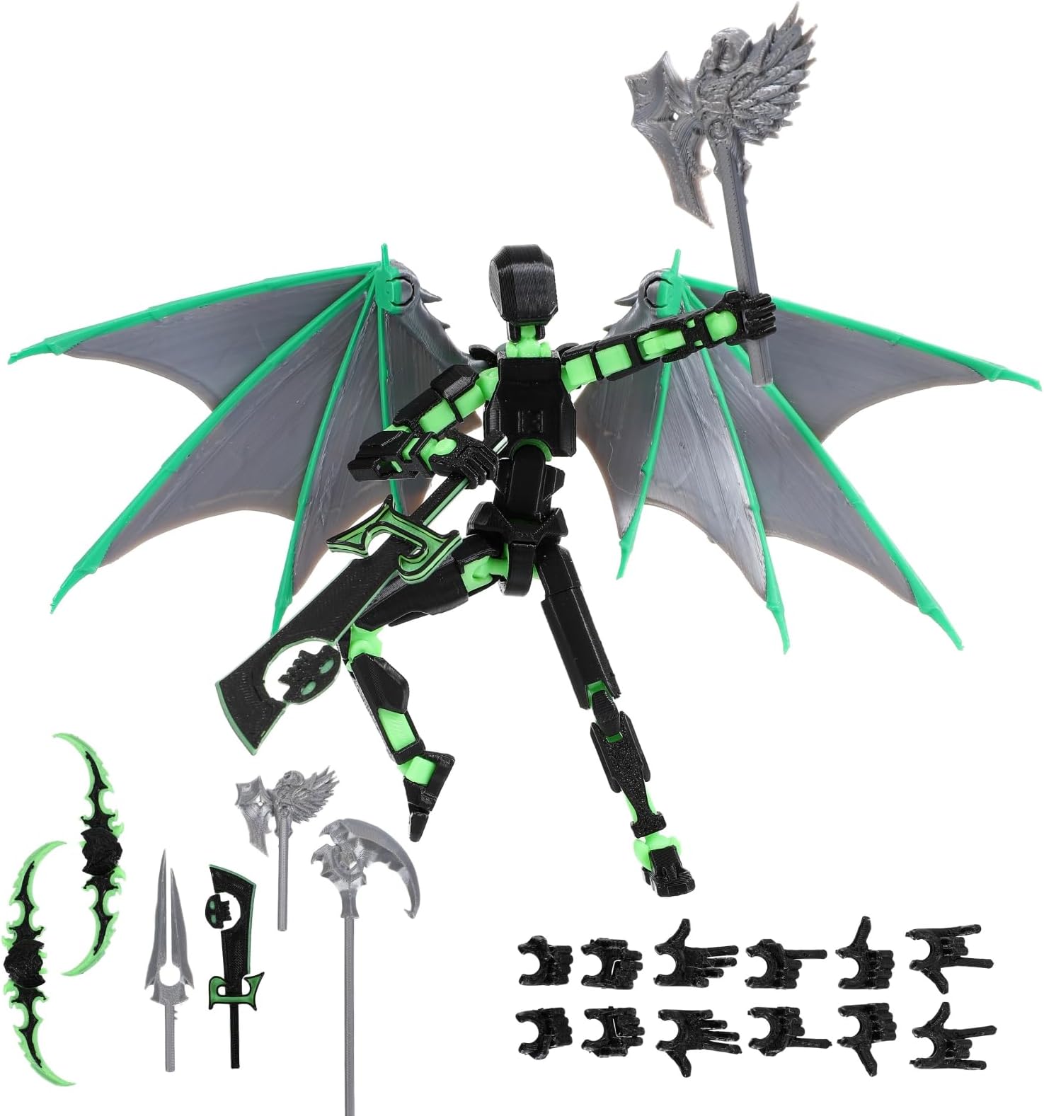 - SENROELECTRONAGE T13 Action Figure Assembly Completed, Upgraded 3D Printed T13 Action Figure, The Dummy 13 is Very Suitable for Office Desks and Birthday Cake Decorations