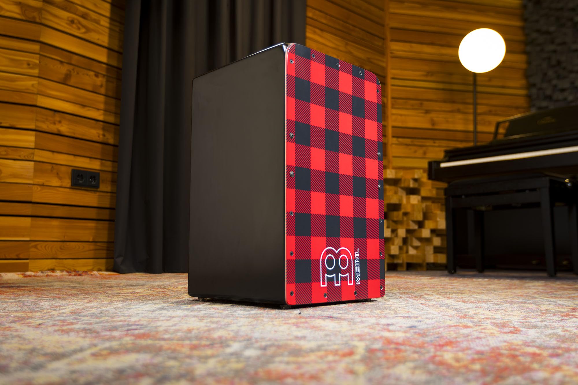 Meinl Percussion Headliner Cajon Instrument – Grand Cajon avec caisse claire et son grave – Bois, Multicolore (HCAJ3LJ)