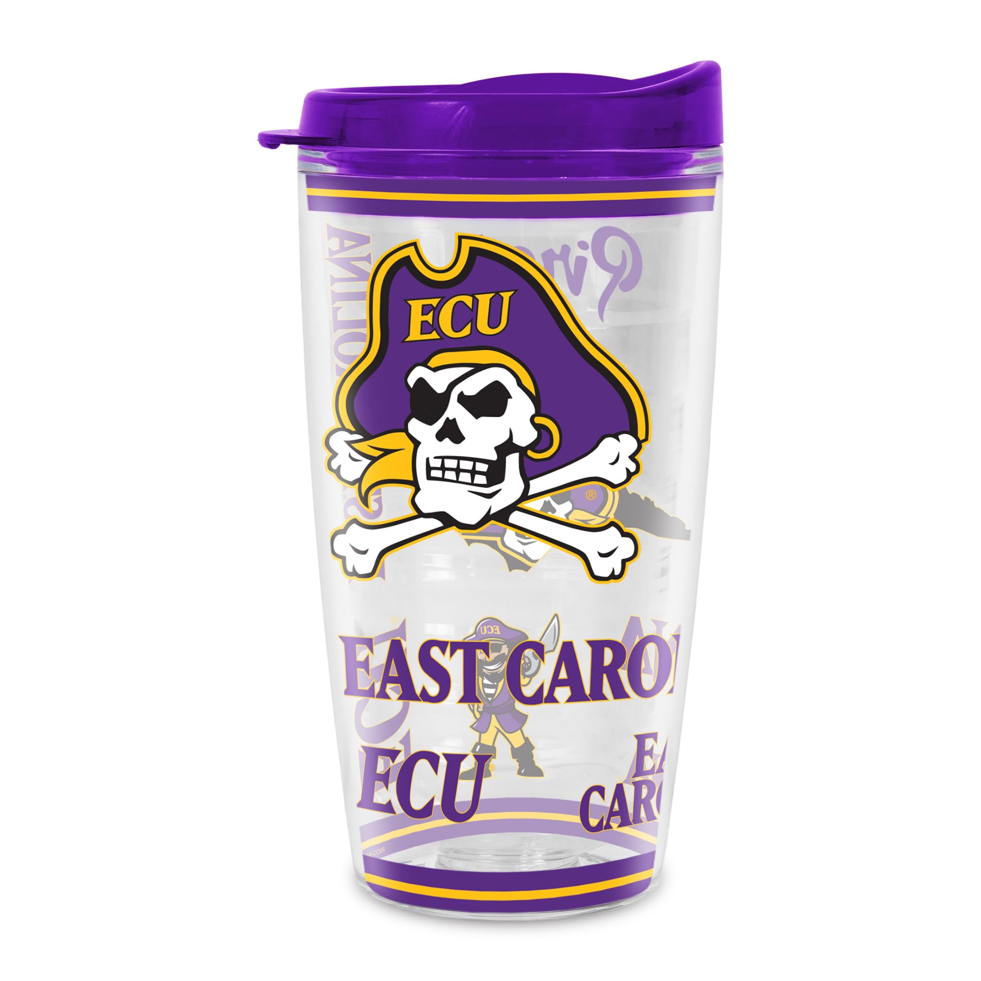 Gobelet isotherme East Carolina Pirates anti-condensation pour garder le café chaud