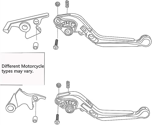 Miniatura 4 de Motorcycle Clutch Grip Set For Yamah-a XTZ125 XTZ 125 2014 2015 Motorcycle CNC Accessories Adjustable Brake Clutch Handle Handlebar Handle Clutch