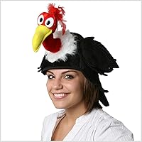 Vista 2 de Beistle Sombrero de buitre de felpa
