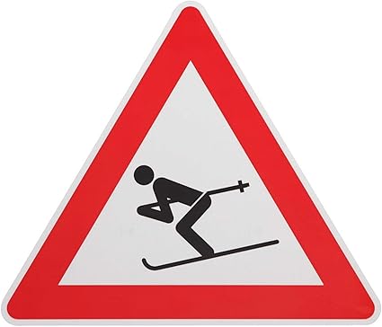 Original Humoristique Special 101 Avec Symbole Skiabfahrt Skieur Chute De Signalisation Humoristique Skiabfahrtschild Skilift Alpinskipiste Plaque Signaletique Panneau Avertisseur Motif Skischild Skifahrerschild Panneaux Gefahrenstelle D Ski Skis Sur