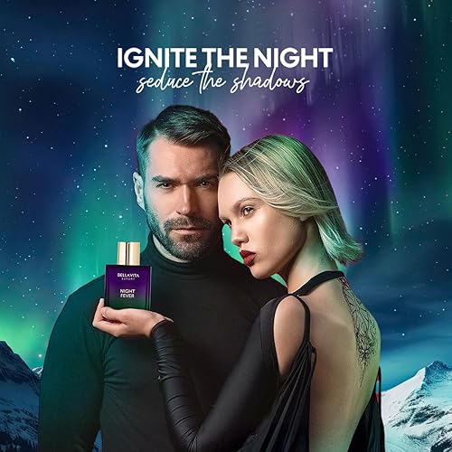 Miniatura 6 de BELLAVITA Perfume de Lujo NIGHT FEVER para Mujeres y Hombres Notas de Bergamota Mandarina, Melocotón, Almizcle y Vainilla Eau De Parfum de Larga