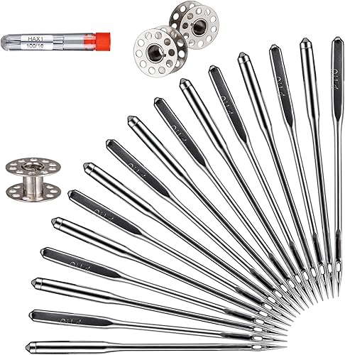 Agujas para máquina de coser 10 agujas universales para máquina de coser para cantante hermano Janome Varmax tamaño HAX1 10016