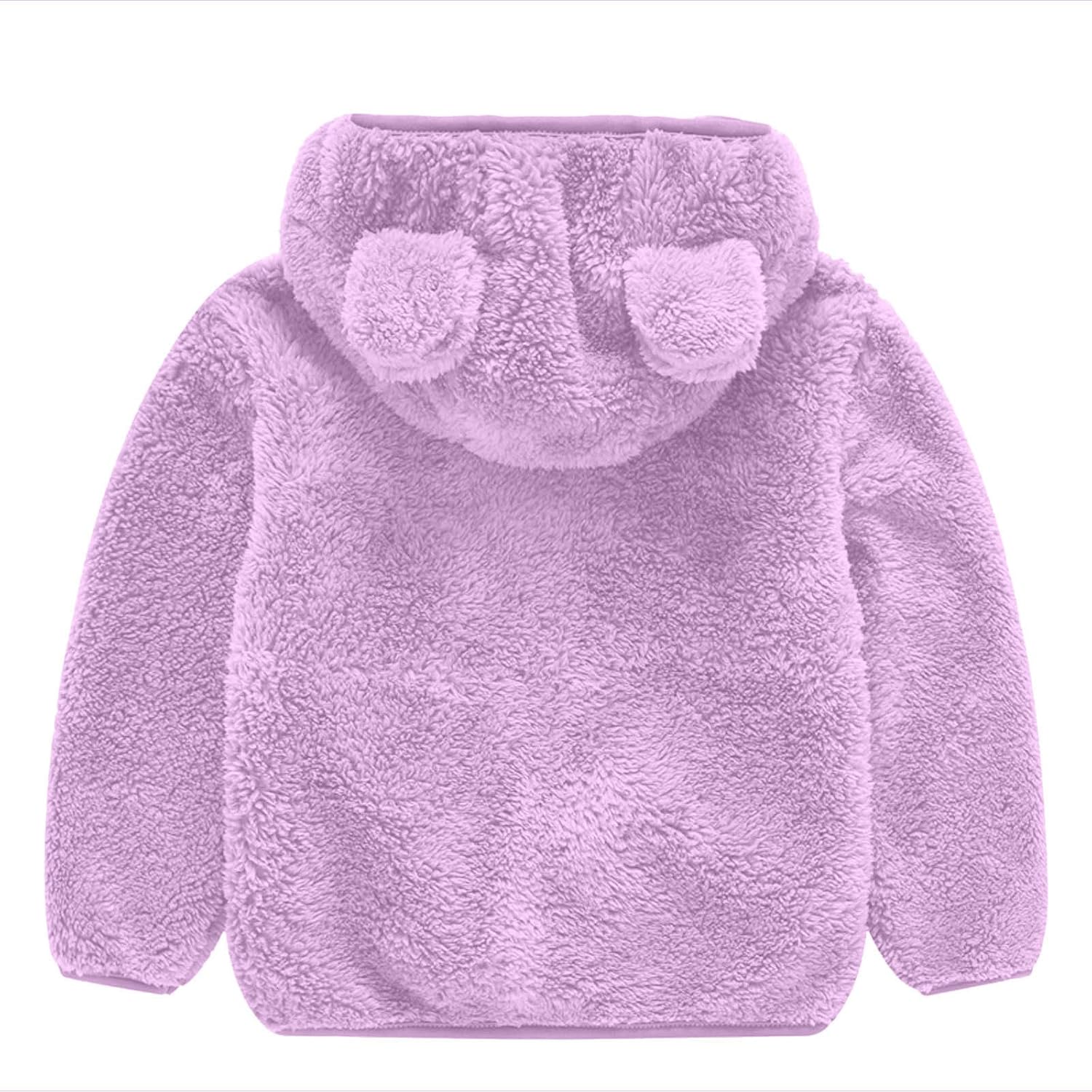 Toddler Girls Fleece Jacket Baby Boy Winter Clothes Cute Cat Ear Hoodie Kids Coats Zip Up Bear Hoodie Outerwear