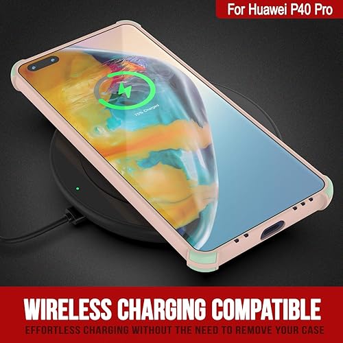 Miniatura 6 de Punkcase Diseñada para Huawei P40 Pro [Serie Sunshine] funda protectora y ligera de TPU con esquinas de absorción de golpes compatible con Huawei