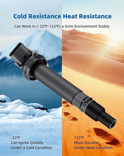 Vista 1069 de ECCPP Bobinas de encendido portátiles de repuesto para automóvil compatibles con Infiniti I30/para Nissan Maxima 3.0L V6 2000-2001 Reemplazo