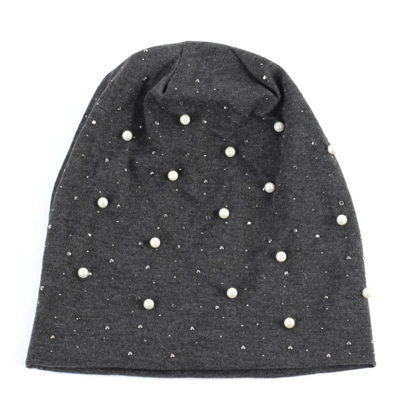 Bicup Women's Darkgrey Hats Caps Skullies Beanies Beanie Hat Cap Hats Caps Skullies Beanies Beanie Hat Cap Beanie Hat Woman Hats With Autumn Warmth Outdoor Caps