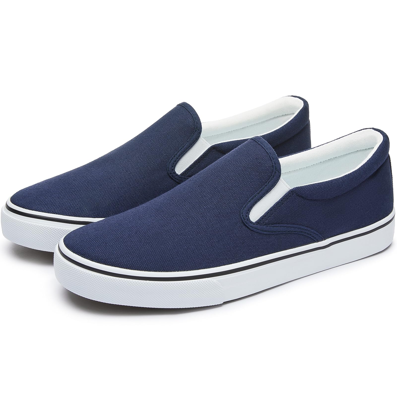 Mens Slip on Sneakers Loafers Shoes Canvas Casual Fashion Shoes