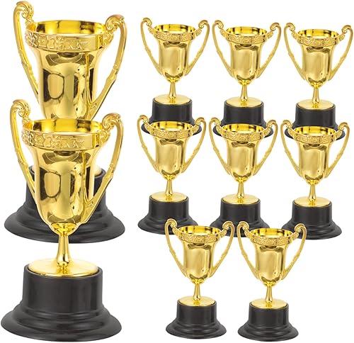 Miniatura 3 de VILLCASE 40 piezas de trofeos de premio de premio de fútbol, trofeos ganadores de premios de carnaval, premios de fiesta escolar, trofeos de premio