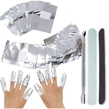 Amazon Tst ジェルネイル オフ ネイルオフセット 0枚 ジェル 使い捨て コットン付きアルミホイル ネイル用品 マニキュア用品 リムーバー アセトン ネイル ネイルオフ用ピーラー Tst リムーバー 通販
