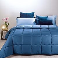 Caleffi - Trapunta Modern Tinta Unita Singolo Bluette