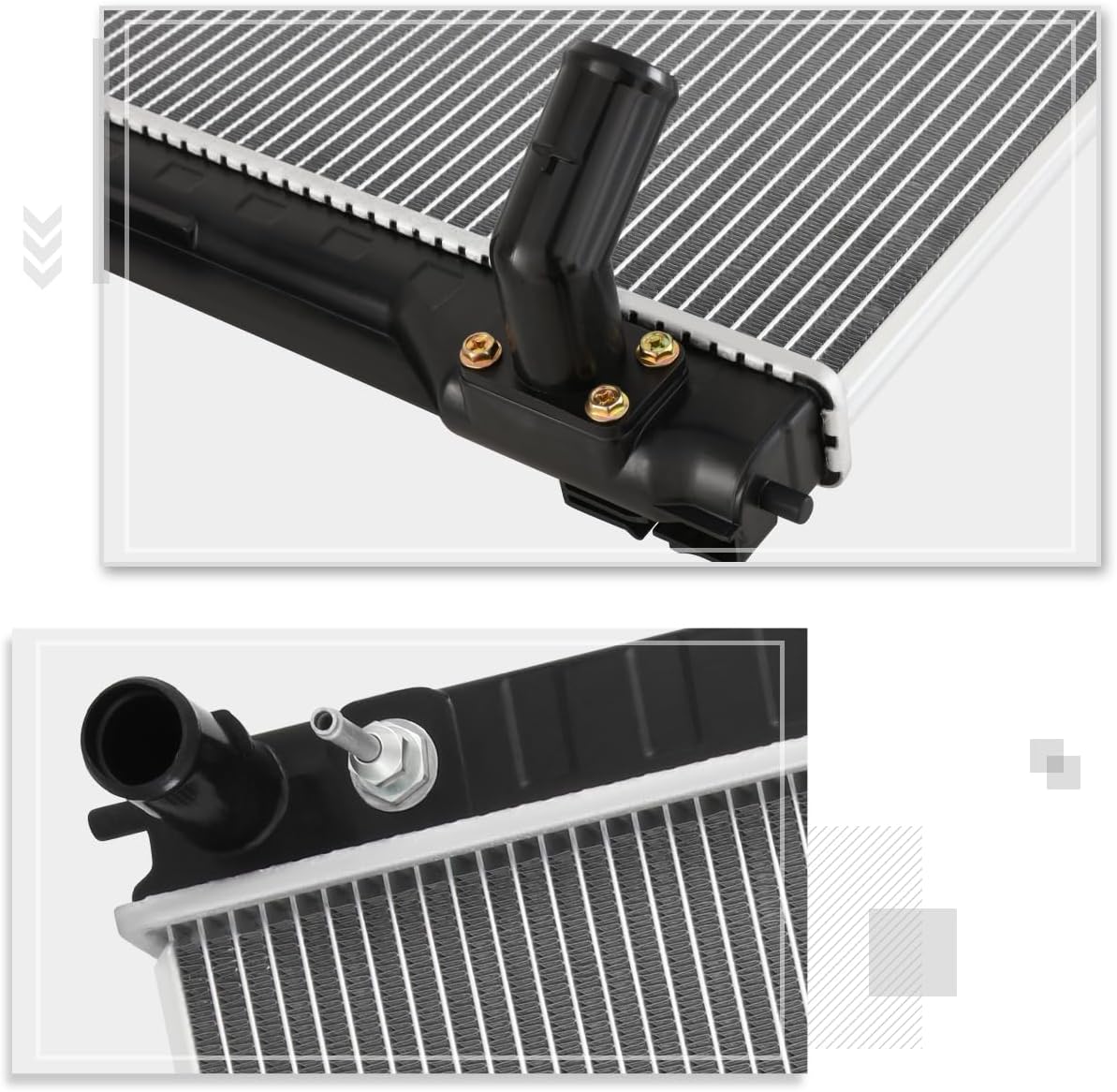 DPI-13284 Factory Style 1-Row Aluminum Core Cooling Radiator Compatible with 11-19 Infiniti M37 M56 Q70 Q70L