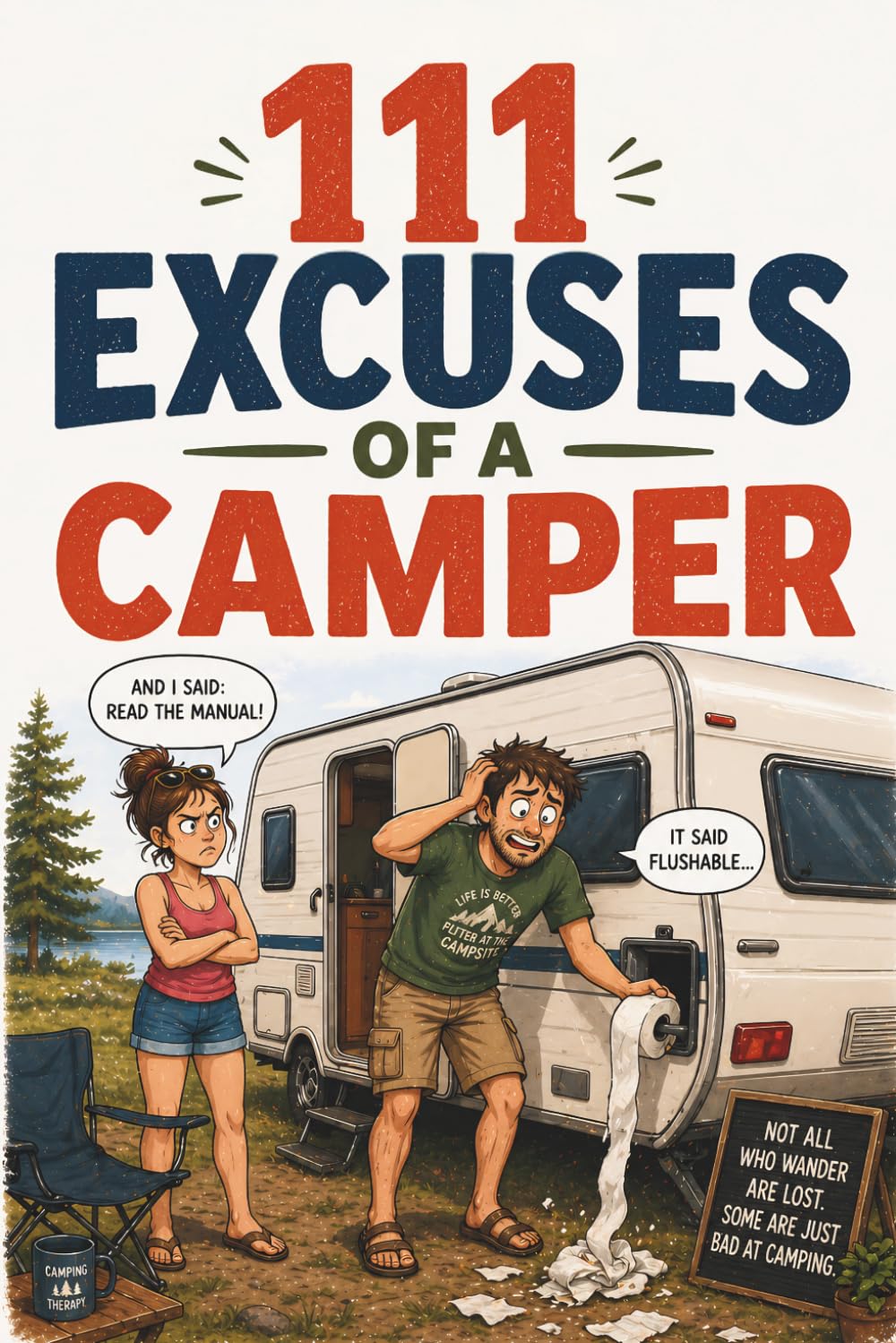 111 Excuses of a Camper: A funny camping gift book full of relatable moments, humor and outdoor chaos