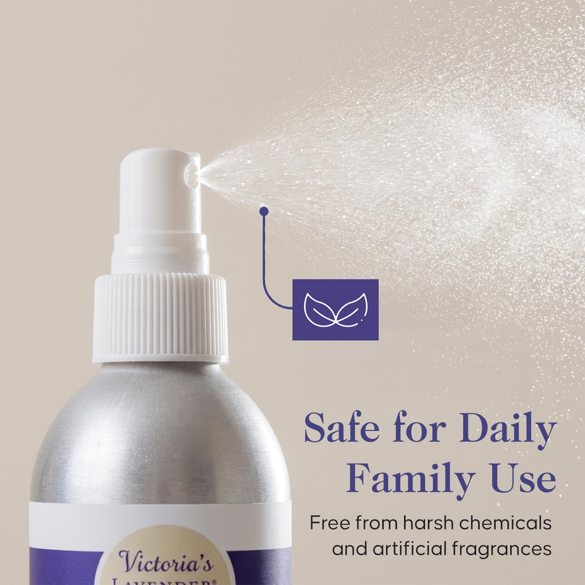 Victoria's Lavender Spray de almohada y lino, aceite esencial de lavanda, spray de lavanda, hecho a mano en Oregón, paquete de 2, 16 onzas en total