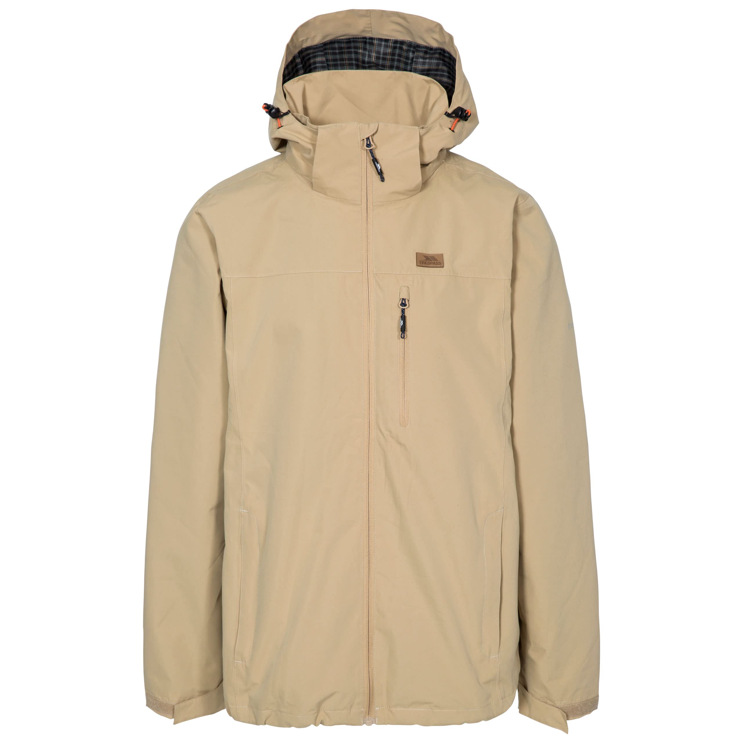 Trespass Mens Waterproof Jacket with Hood Taped Seams XXS -XXXL Weir