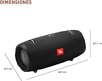 Vista 3 de JBL Xtreme 2, altavoz Bluetooth portátil impermeable, negro