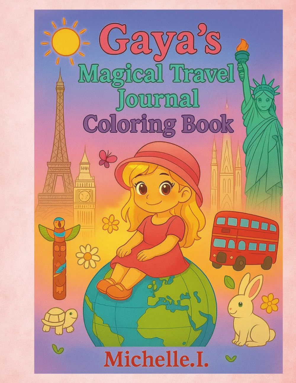 Gaya's Magical Travel Journal Coloring Book: Explore Landmarks and Cultures Around the World (Gaya Discovers the World)