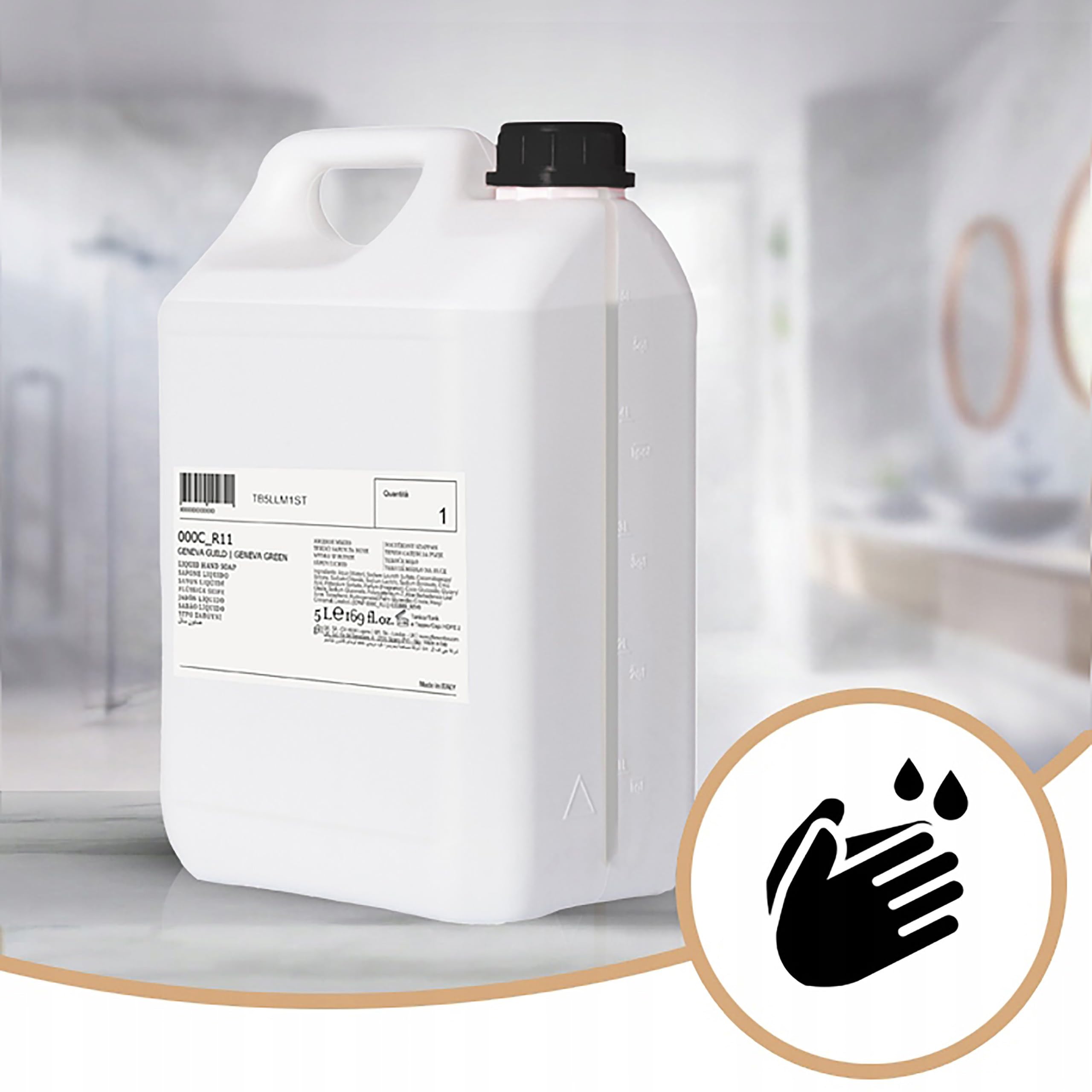 Geneva Guild Liquid Soap - Jabón líquido hidratante con aloe (5 l)…