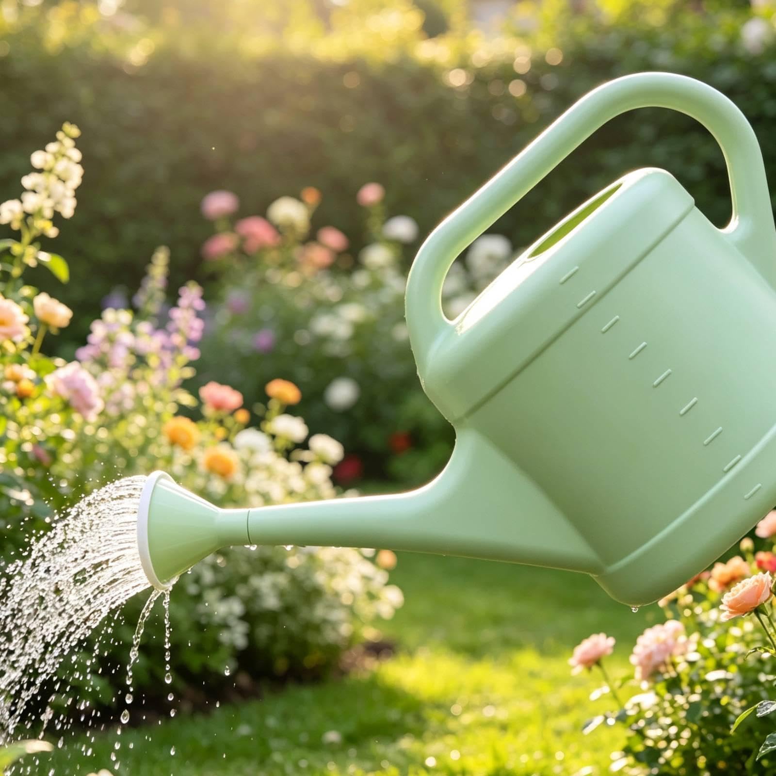 Générique Arrosoir avec Arrosoir Jardin Pichet Irrigation Arrosoir Plantes Intérieur Extérieur Récipient Arrosage en PP Léger Buse Détachable Large, 10 L